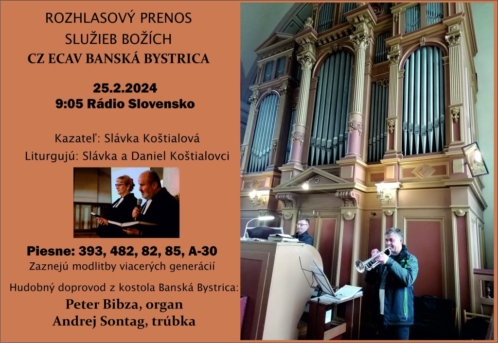 Rozhlasové služby Božie, február 2024